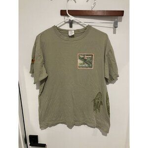 Two Headed Ale Vintage T-Shirt, Tan, Large - Brewery/Beer
